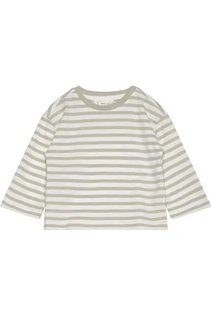 MANGO Striped Cotton T-Shirt