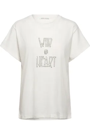 Rabens Saloner Wild @Heart T-Shirt - Ambla Cream Rabens Sal R