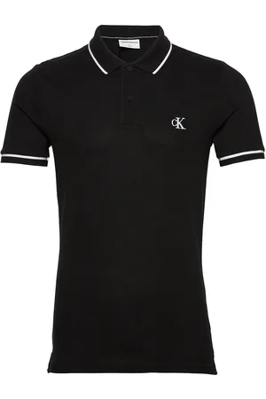Calvin Klein Tipping Slim Polo Black