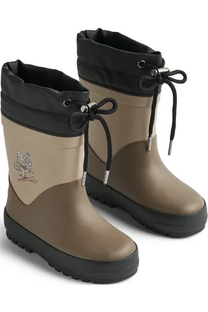 WHEAT Rubber Boot Thermo Solid Black
