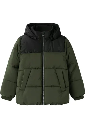 NAME IT Nkmmorning Puffer Jacket Tb Khaki