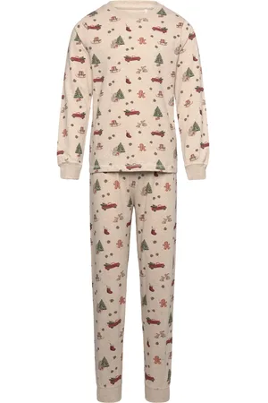 Minymo Pyjamas Set Aop Beige
