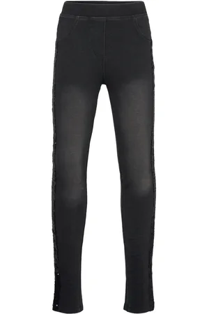 Boboli Stretch Denim Trousers For Girl