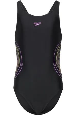 Speedo Girls Placmement Muscleback Black