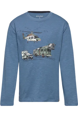 Minymo T-Shirt Ls Blue