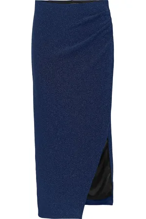Object Objfilipa Slm Hw Long Skirt 135 Blue