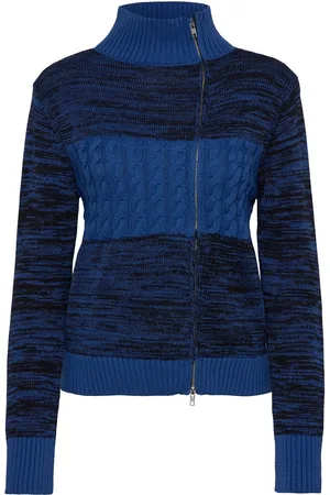 Hosbjerg Pixie Zipper Turtleneck Blue
