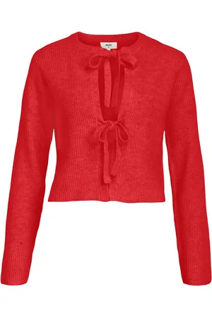 Object Objparvi Knit Cardigan Noos Red