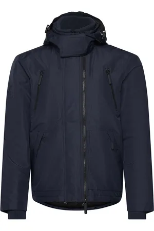 Superdry Hooded Mtn Windbreaker Jacket Navy