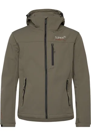 Superdry Hood Ripstop Softshell Trekker Khaki