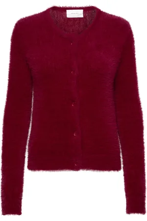 Hosbjerg Pearl Knit Cardigan Red