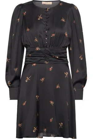 by Ti Mo Satin Mini Dress Black