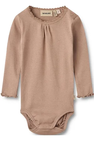 WHEAT Rib Body L/S Lotta Beige