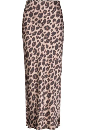 Lindex Skirt Mary Aop Brown