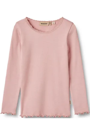 WHEAT Rib T-Shirt L/S Reese Pink