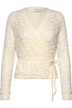 Rosemunde Full Lace Wrap Top Cream