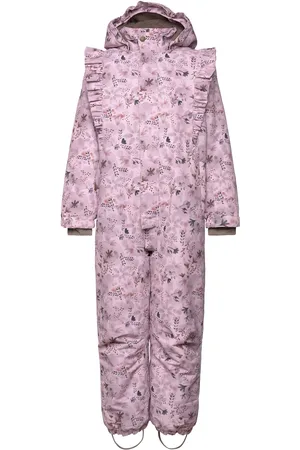 EN FANT Snowsuit W. Frills Purple