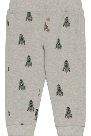 Minymo Pants Aop Sweat Beige