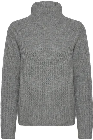 Mos Mosh Mmthyra Highneck Knit Grey