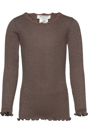 Rosemunde Long Sleeve T-Shirt W/Lyrex Brown