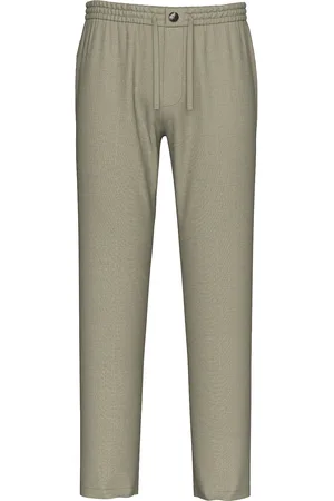 SELECTED Slh196-Straight Robert String Pant Noos Beige