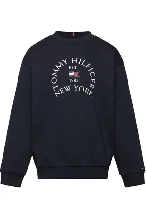 Tommy Hilfiger Nautical Arch Print Fleece Cn Navy