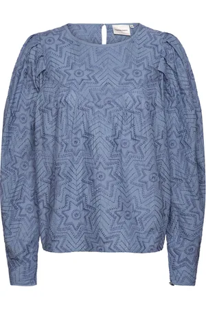Fabienne Chapot Mya Top Allover Embro Blue