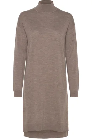 Rosemunde Merino Wool Dress Brown