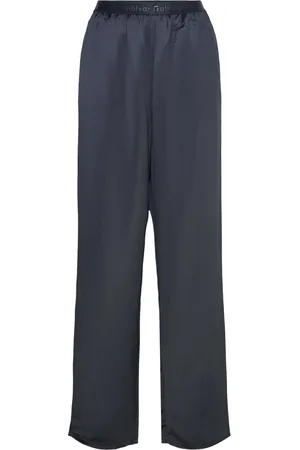 Ahlvar Gallery Ayla Satin Trousers Navy