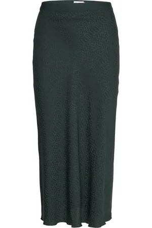 Ahlvar Gallery Hana Snake Skirt Green