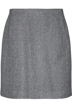 VERO MODA Vmfortuneallison Hw Short Skirt Ga Noos Grey