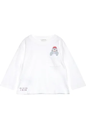 MANGO Embroidered Detail Cotton T-Shirt White
