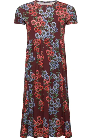 Mini Rodini Daisys Aop Ss Dress Patterned