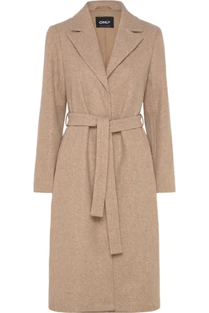 ONLY Onlclara X-Long Coat Cs Otw Beige