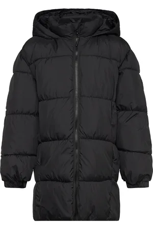 MANGO Quilted Long Coat