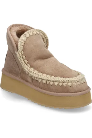 Mou Mini Eskimo Platform Boot Beige