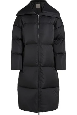 Calvin Klein Mw Padded Satin Coat Black