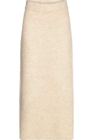 Twist & tango Grace Bouclé Knitted Skirt Cream