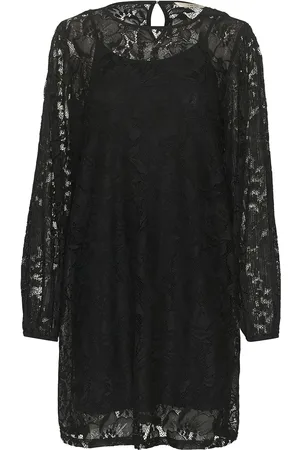 Cream Crkanni Lace Dress Black