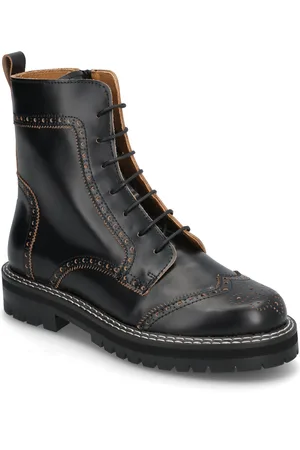 ANGULUS Boots - Flat - With Laces Black