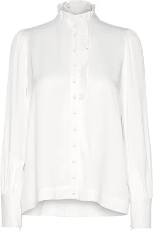 MAUD Olivia Blouse White
