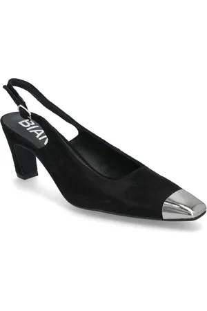 Bianco Biaclara Slingback Faux Suede