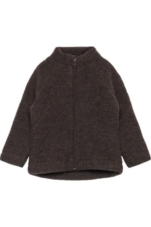 Mikk-Line Wool Baby Jacket Brown