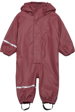 CeLaVi Rainwear Suit W. Fleece Red