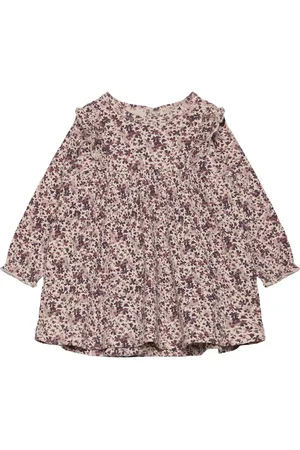 FIXONI Body Dress Ls Rib Pink