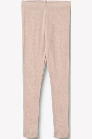 WHEAT Wool Silk Leggings Agi Pink
