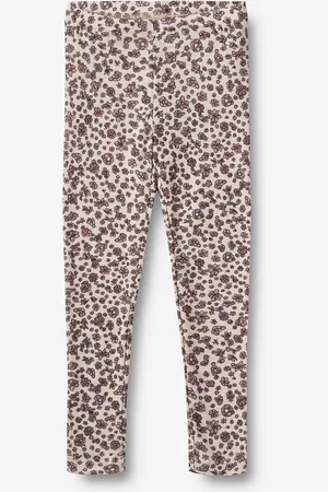 WHEAT Wool Leggings Agi Patterned