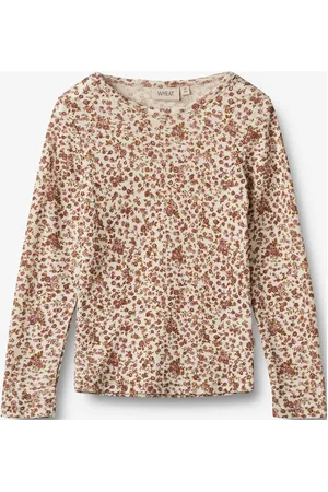WHEAT Wool T-Shirt L/S Alfie Beige