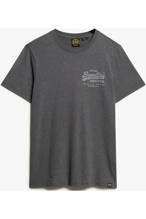 Superdry Classic Vl Heritage Chest Tee Grey