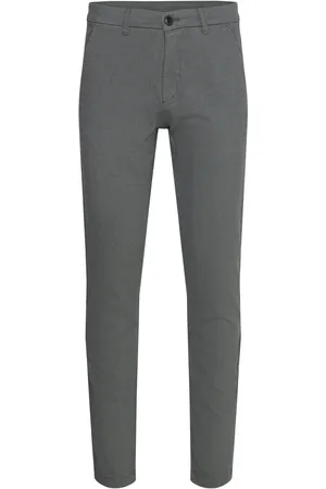 Lindbergh Brushed Chino Pants Grey